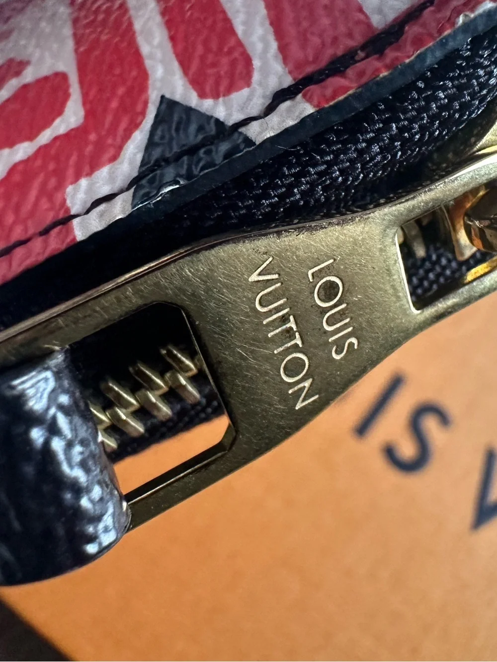 Louis Vuitton Limited Edition LV Crafty Zippy Wallet Monogram Giant Creme Rouge